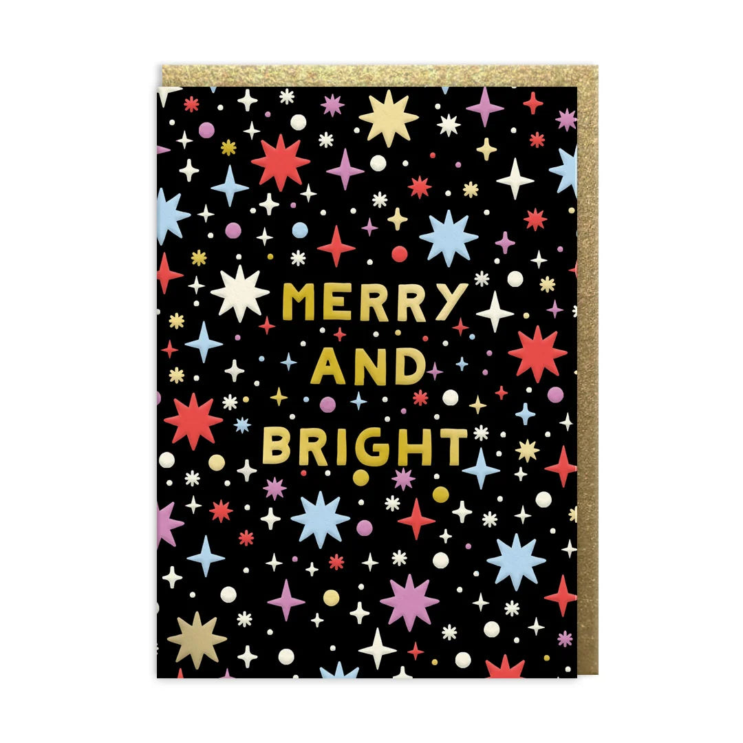Melanie Johnsson Merry & Bright Christmas Card By Penny Black
