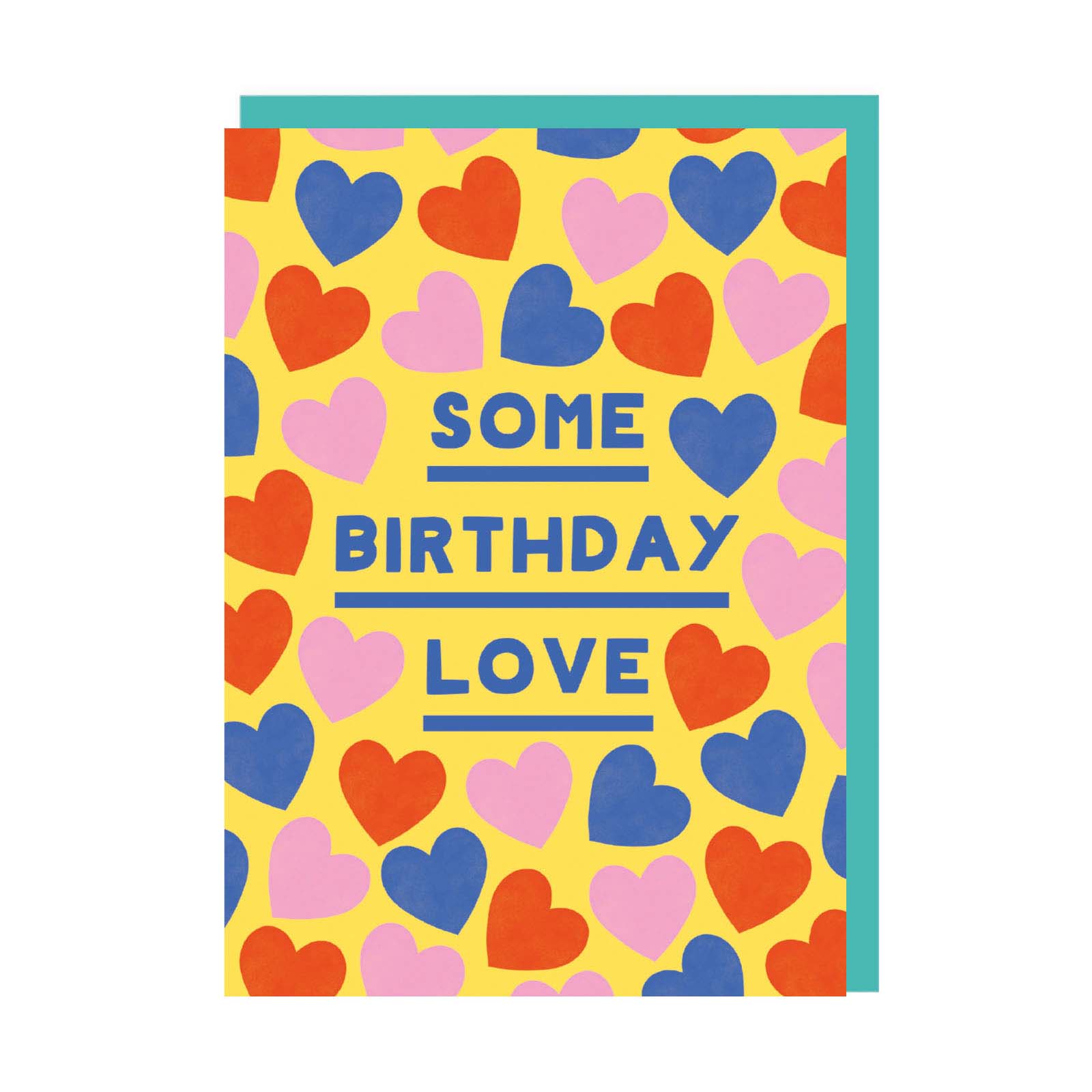Some Birthday Love Big Hearts Card By Penny Black