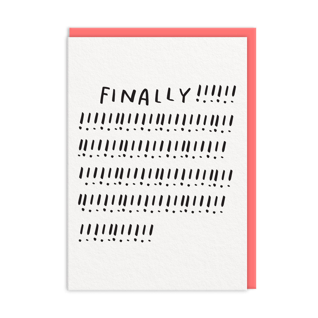 Finally! Congratulations Card By Penny Black
