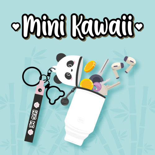Panda Mini Kawaii Coin Purse With Keyring By Penny Black