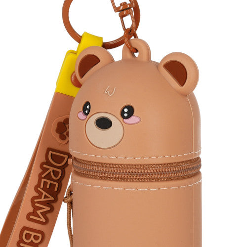 Teddy Bear Mini Kawaii Coin Purse With Keyring By Penny Black