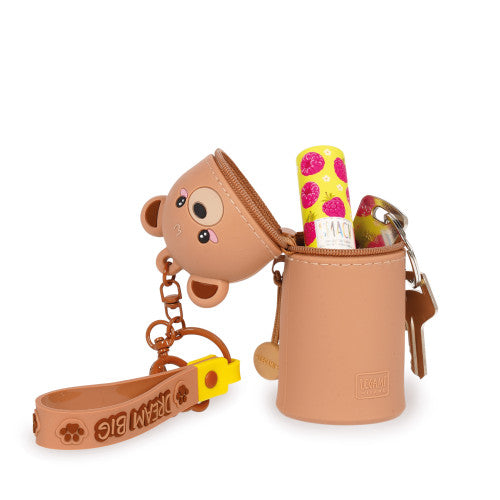 Teddy Bear Mini Kawaii Coin Purse With Keyring By Penny Black