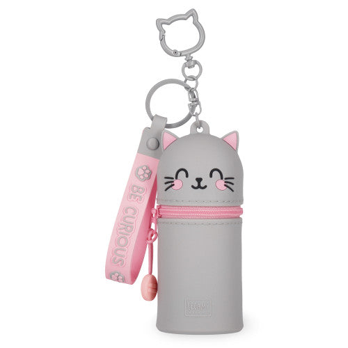 Kitty Cat Mini Kawaii Coin Purse With Keyring By Penny Black