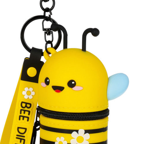 Bee Mini Kawaii Coin Purse With Keyring By Penny Black
