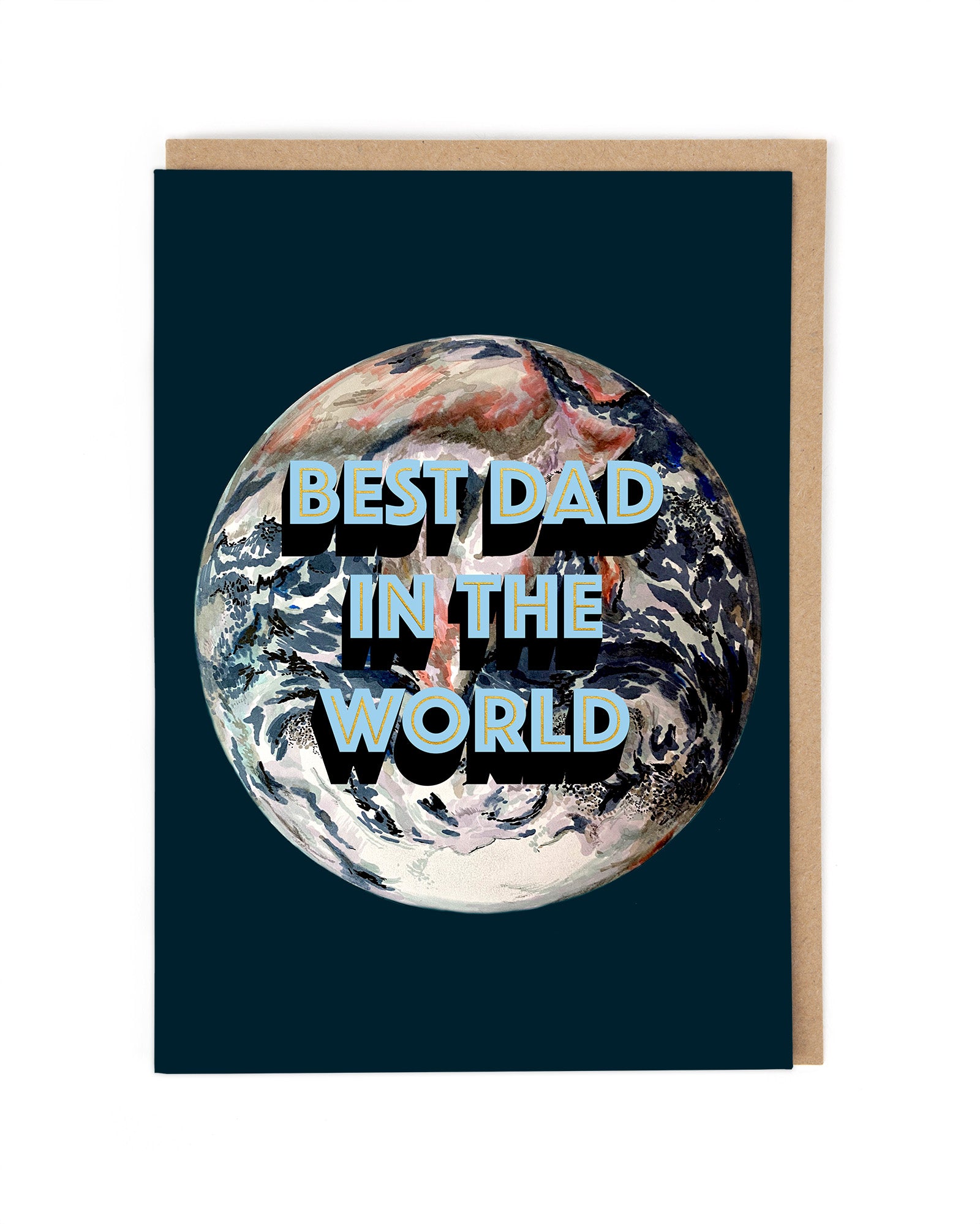 Best Dad in the World Father's Day Card by penny black