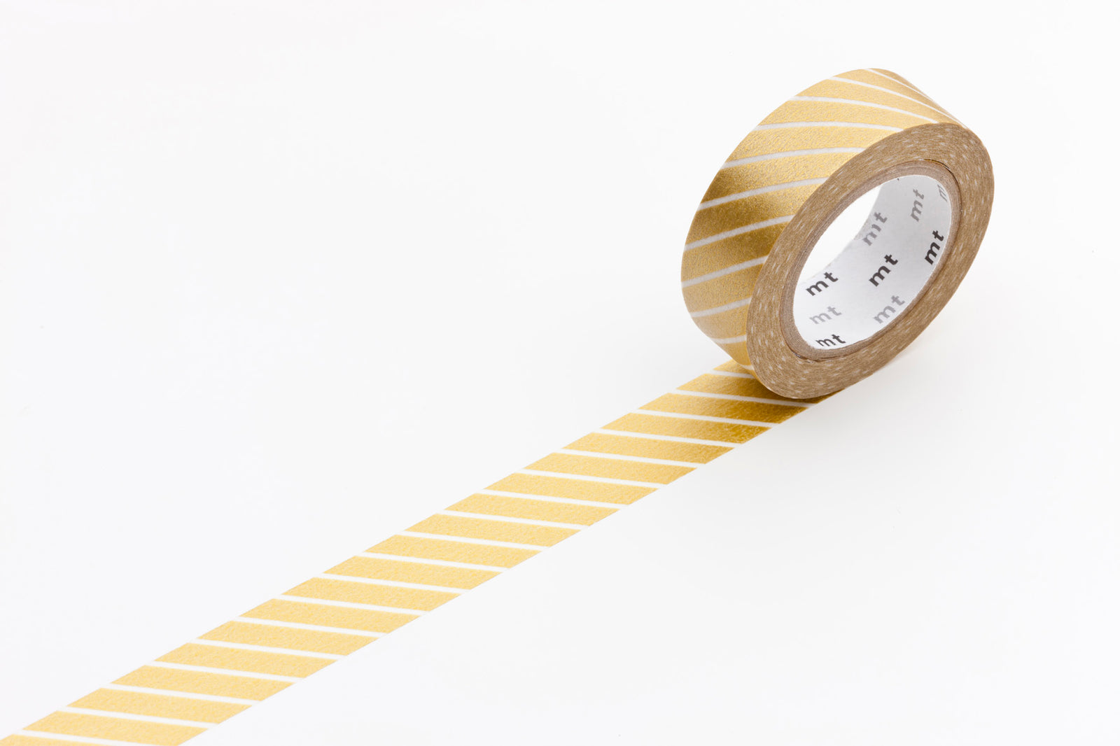 mt Washi Tape - 1P Deco Stripe Gold By Penny Black