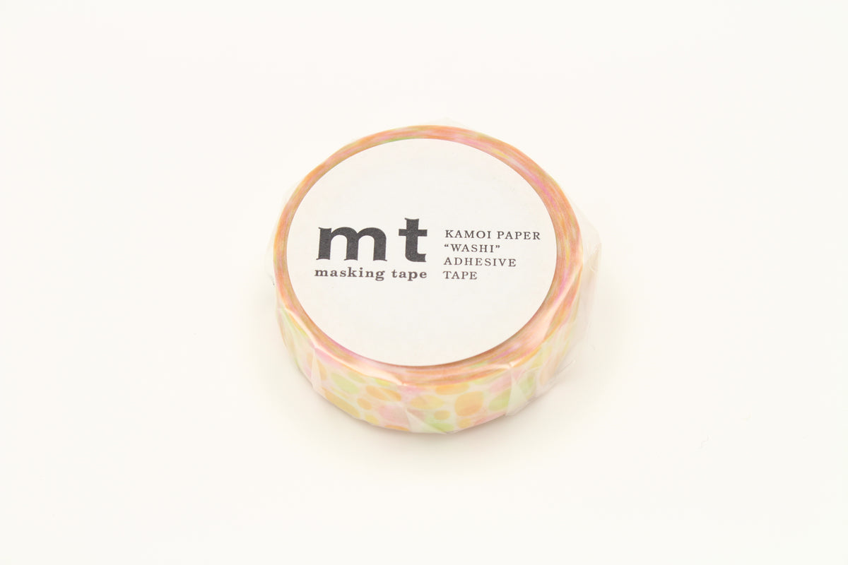 mt Washi Tape - 1P Pool Orange by penny black showing tape in packaging