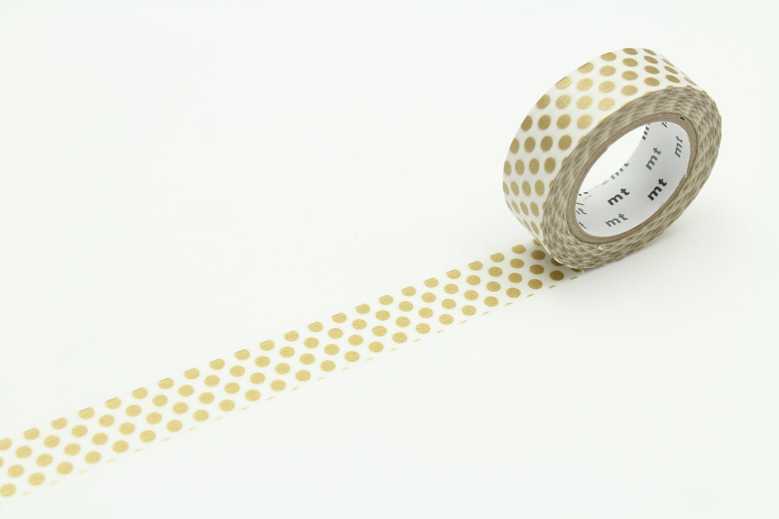 mt Washi Tape - 1P Dot Gold 2 By Penny Black