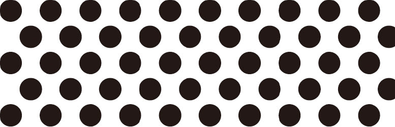 mt Washi Tape - 1P Deco - Dot Black 2 from Penny Black