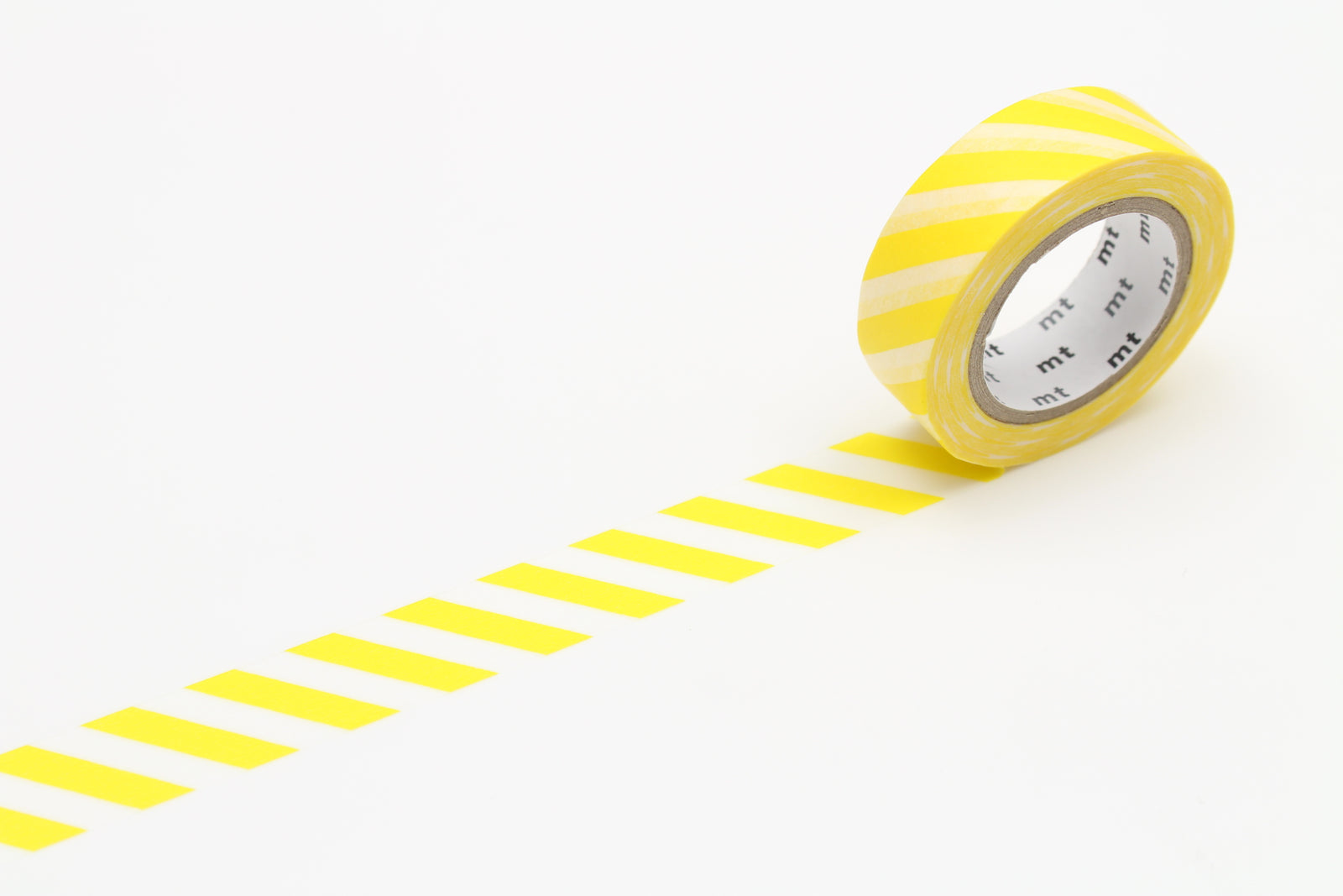 mt Washi Tape - 1P Deco - Stripe Lemon from Penny Black