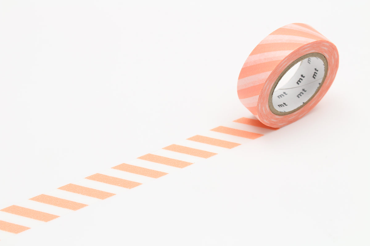 mt Washi Tape - 1P Stripe Salmon Pink by penny black