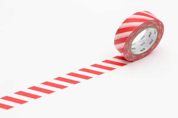 mt Washi Tape - 1P Deco - Stripe Red By Penny Black