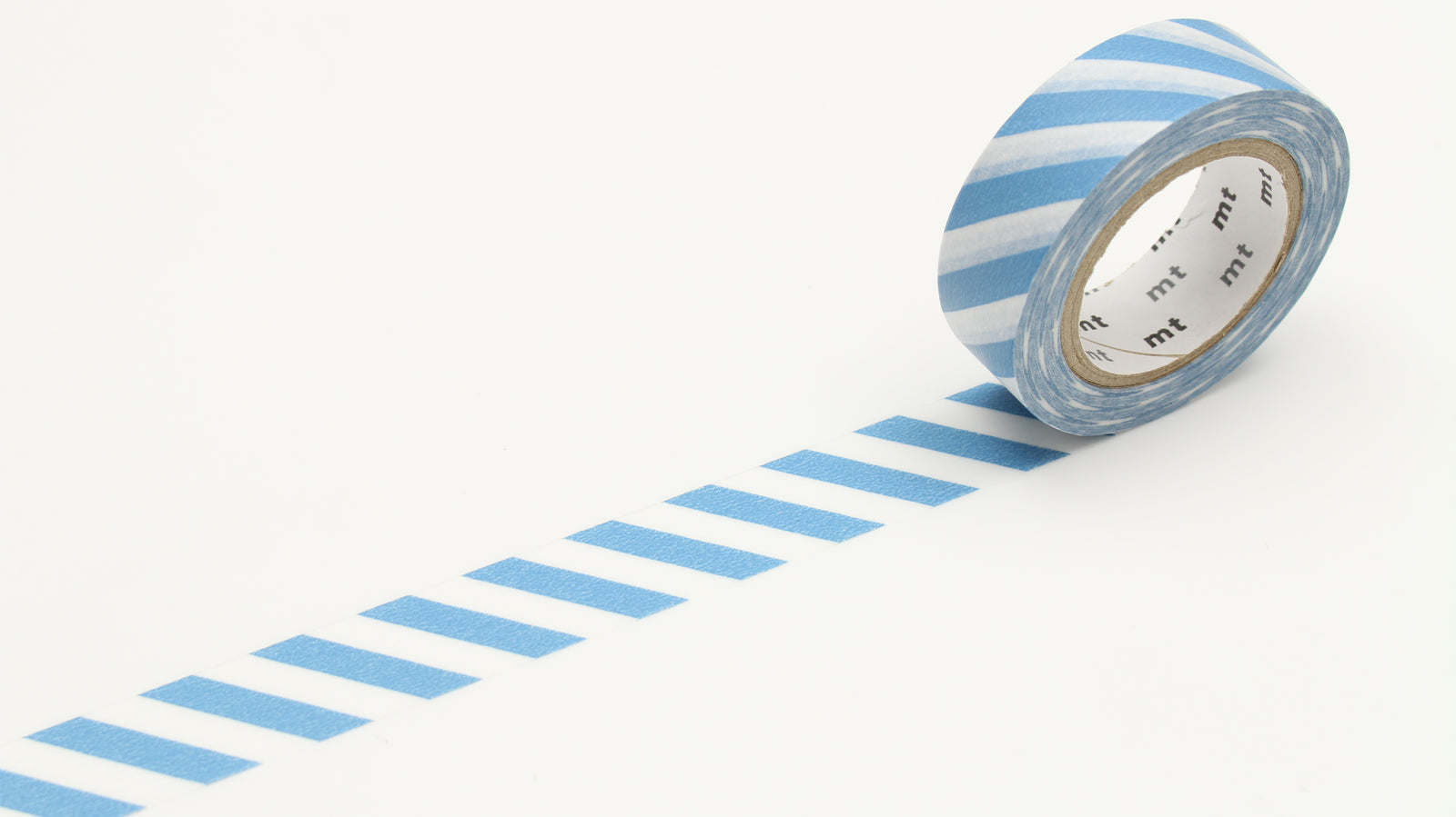 mt Washi Tape - 1P Stripe Grayish Sky By Penny Black