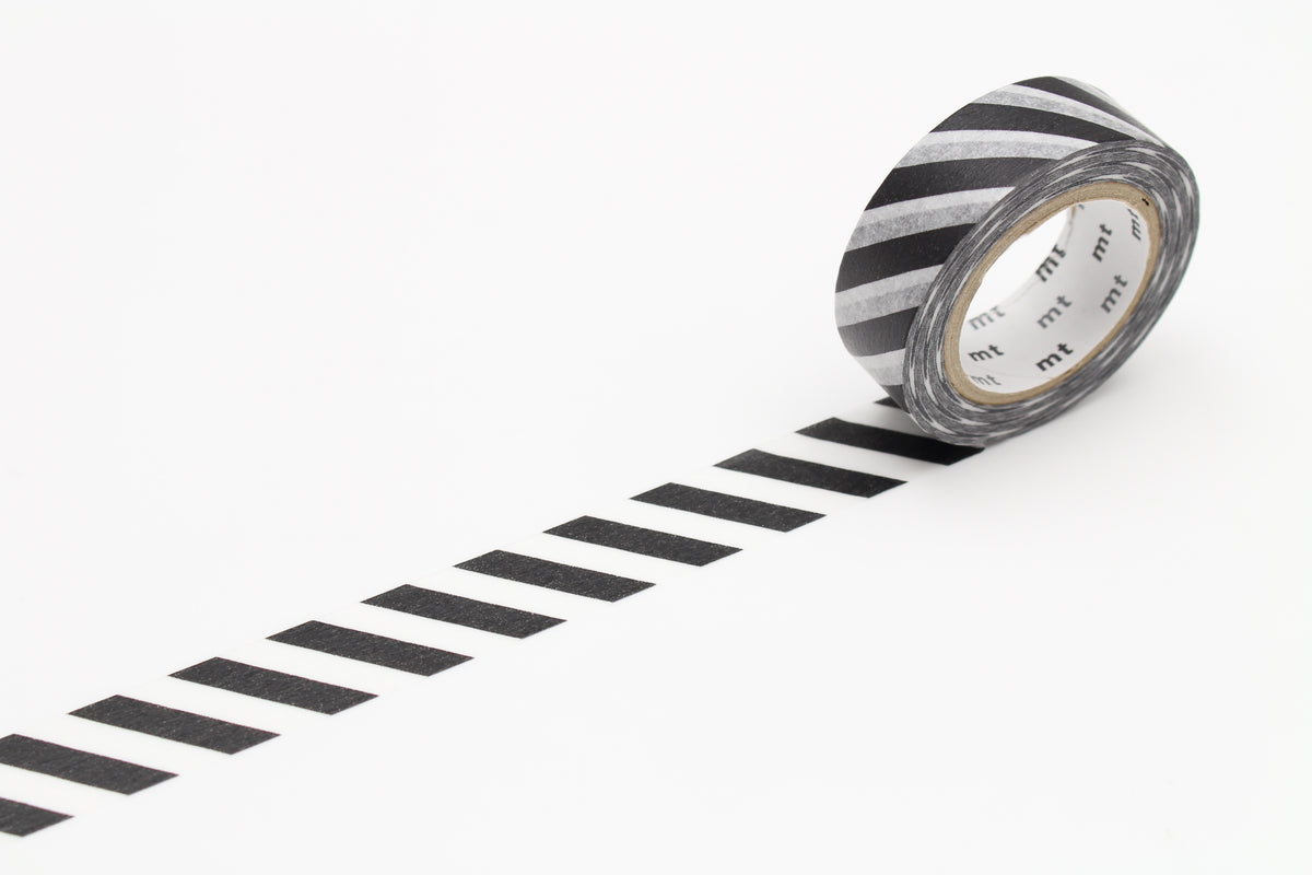 mt Washi Tape - 1P Deco - Stripe Black 2 from Penny Black