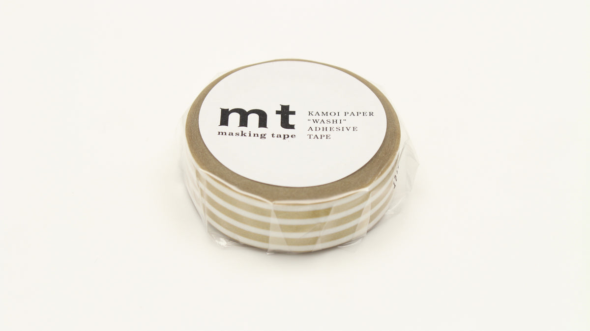mt Washi Tape - 1P Border Gold 2 By Penny Black