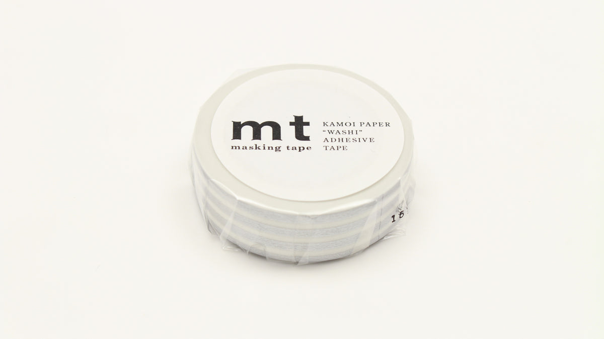 mt Washi Tape - 1P Border Silver 2 By Penny Black