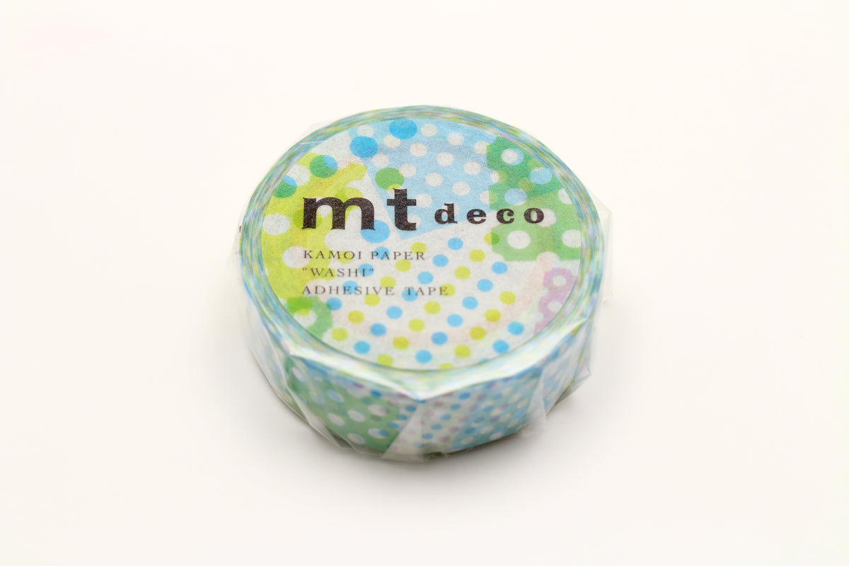 mt Washi Tape - 1P Negapoji Dot Blue By Penny Black
