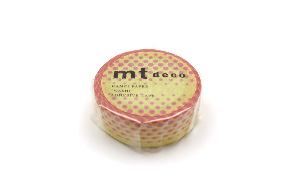 mt Washi Tape - 1P Deco - Pop Dot Yellow from Penny Black
