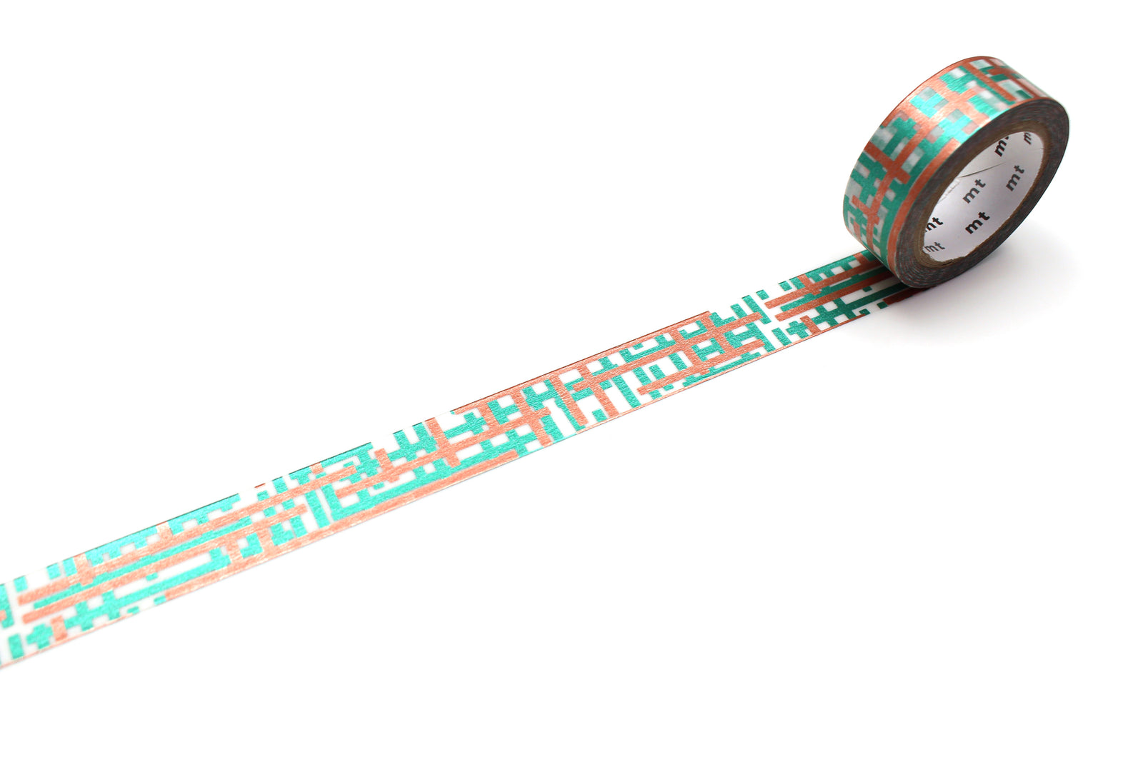 mt Washi Tape - 1P High Brightness Random Lattice by penny black showing tape design