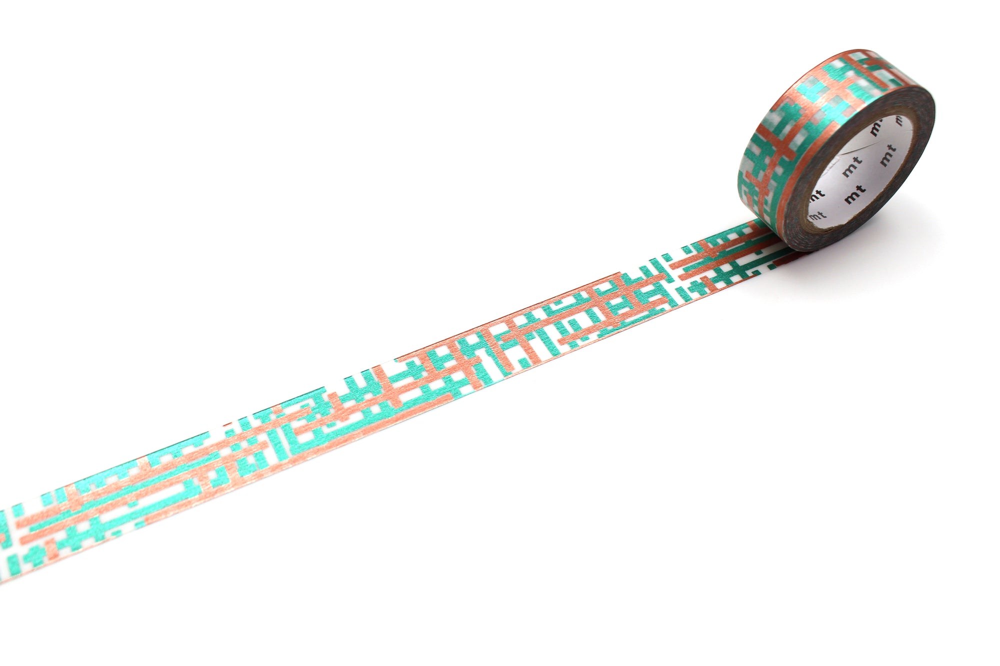 mt Washi Tape - 1P High Brightness Random Lattice by penny black showing tape design