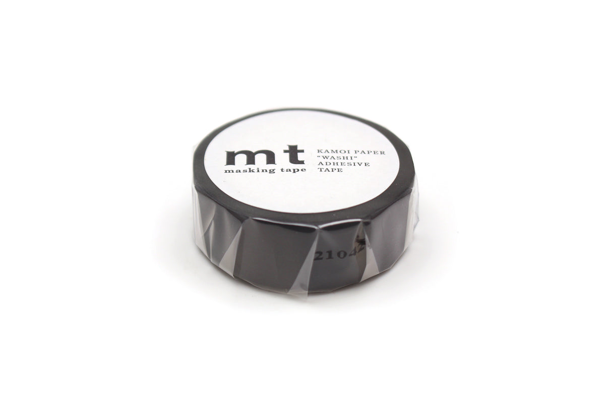 mt Washi Tape - 1P Basic - Matte Black from Penny Black