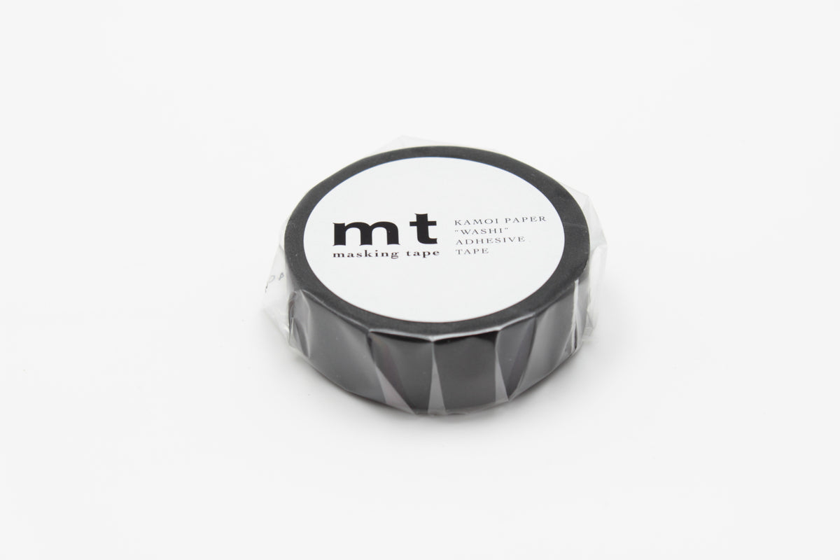 mt Washi Tape - 1P Basic - Matte Black from Penny Black
