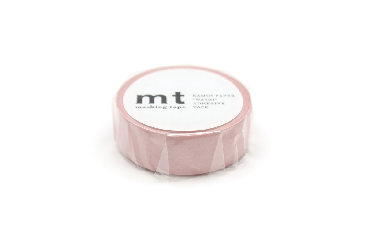 mt Washi Tape - 1P Basic - Pastel Scarlet from Penny Black