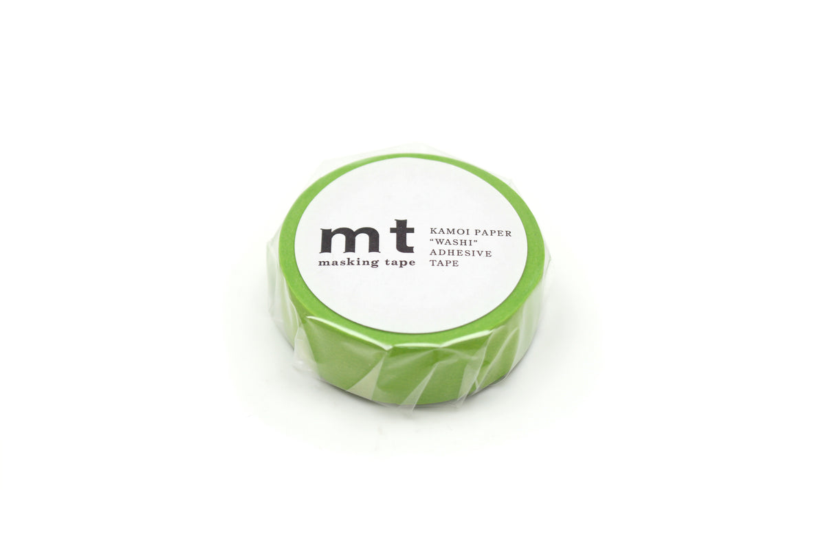 mt Washi Tape - 1P Matte Yellowgreen By Penny Black