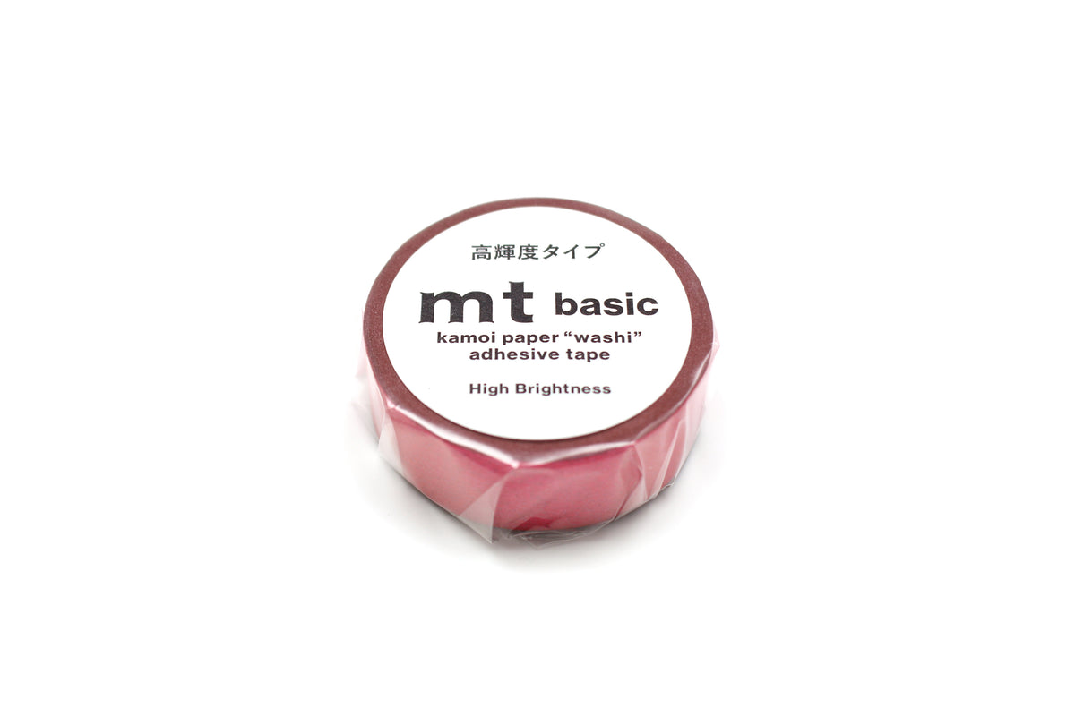 mt Washi Tape - 1P High Brightness Red by penny black showing packaged