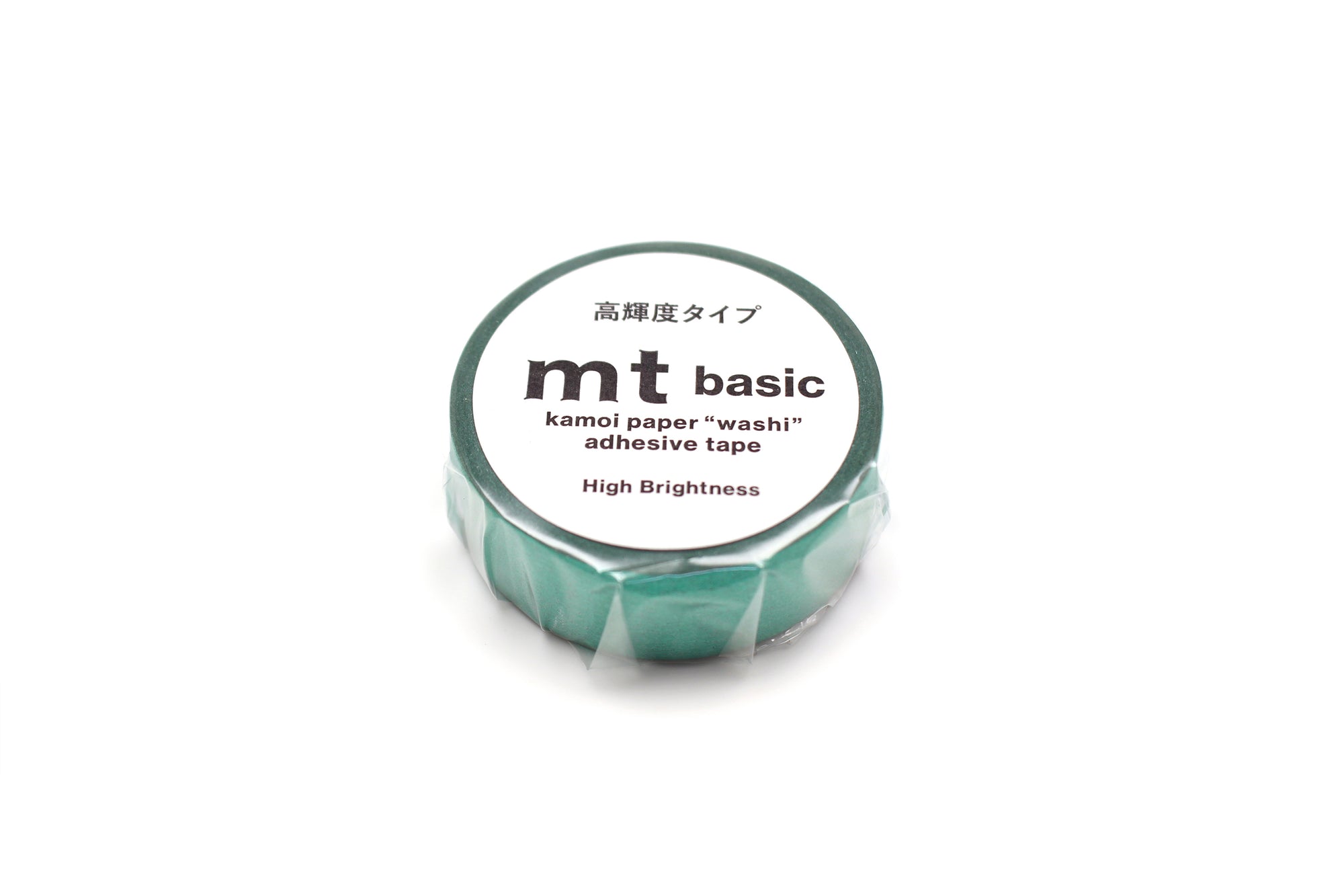mt Washi Tape - 1P High Brightness Green by penny black in packaging