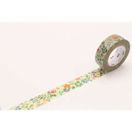 mt Washi Tape - 1P Ex - Watercolour Flower by penny black