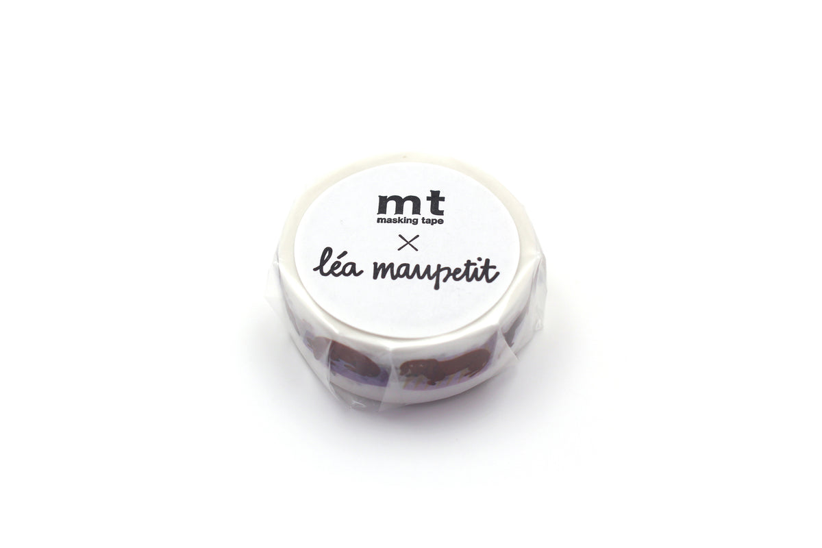 mt Washi Tape - Artist Series - Léa Maupetit Sausage Dog by penny black in packaging