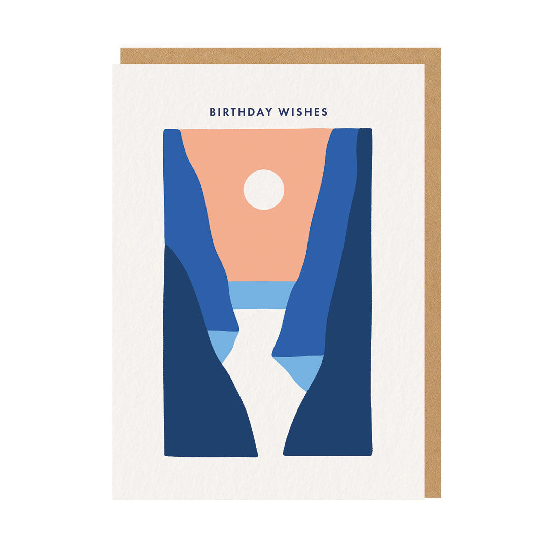 Between Cliffs Birthday Wishes Card By Penny Black