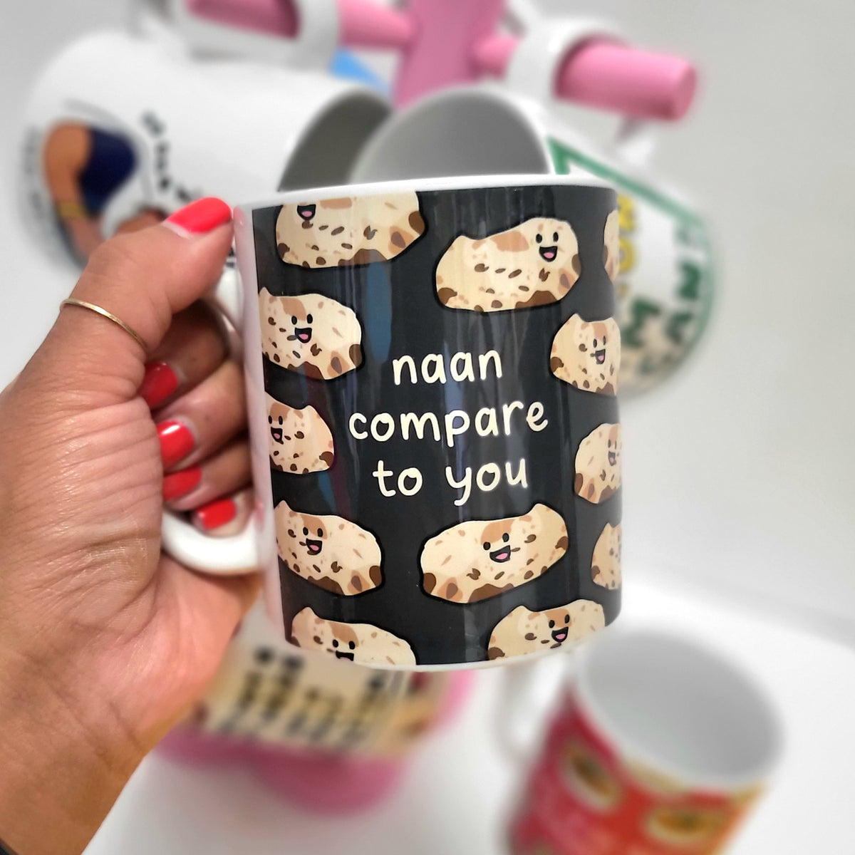 Naan Compare to You Funny Mug from penny black