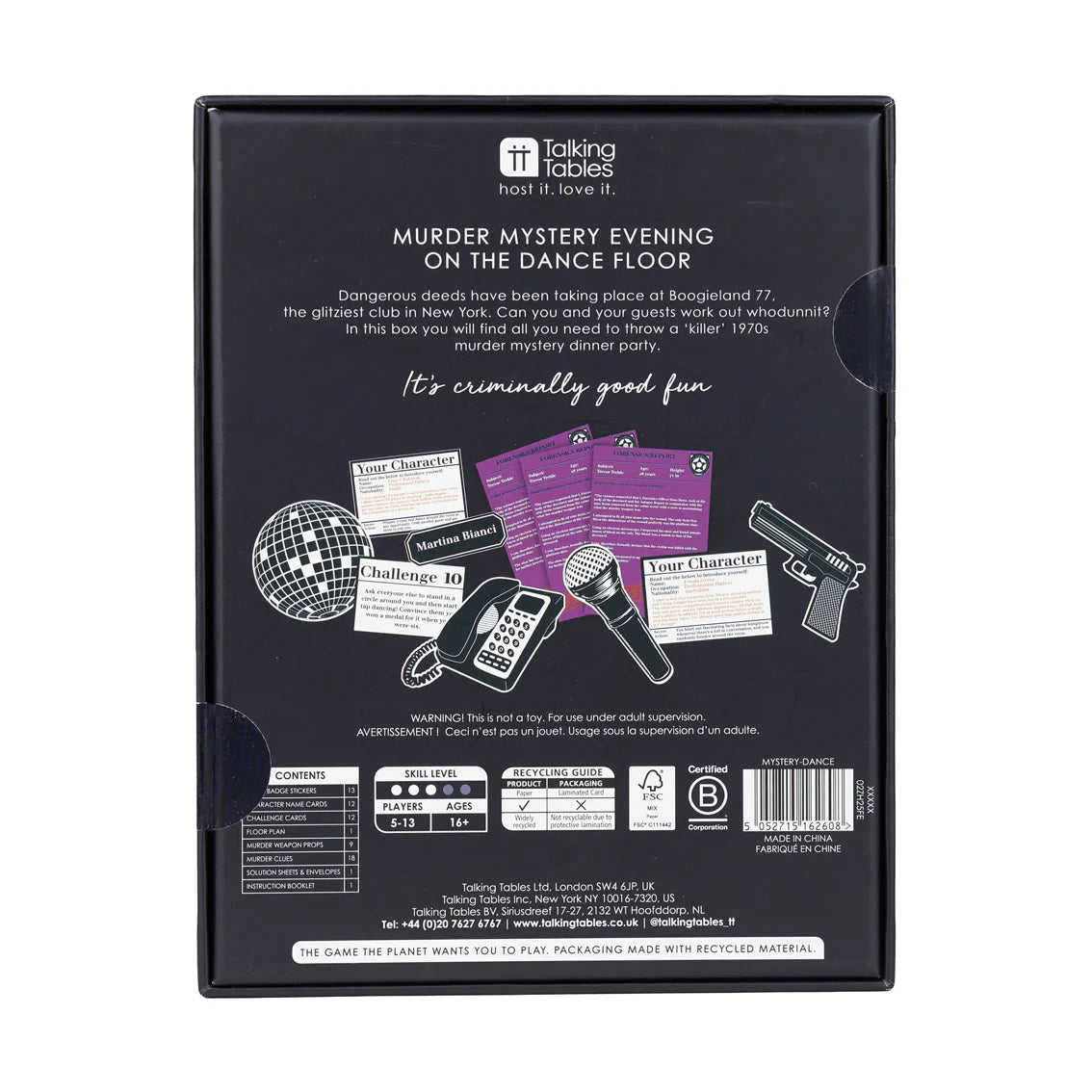 Murder Mystery Game - On The Dance Floor Edition By Penny Black