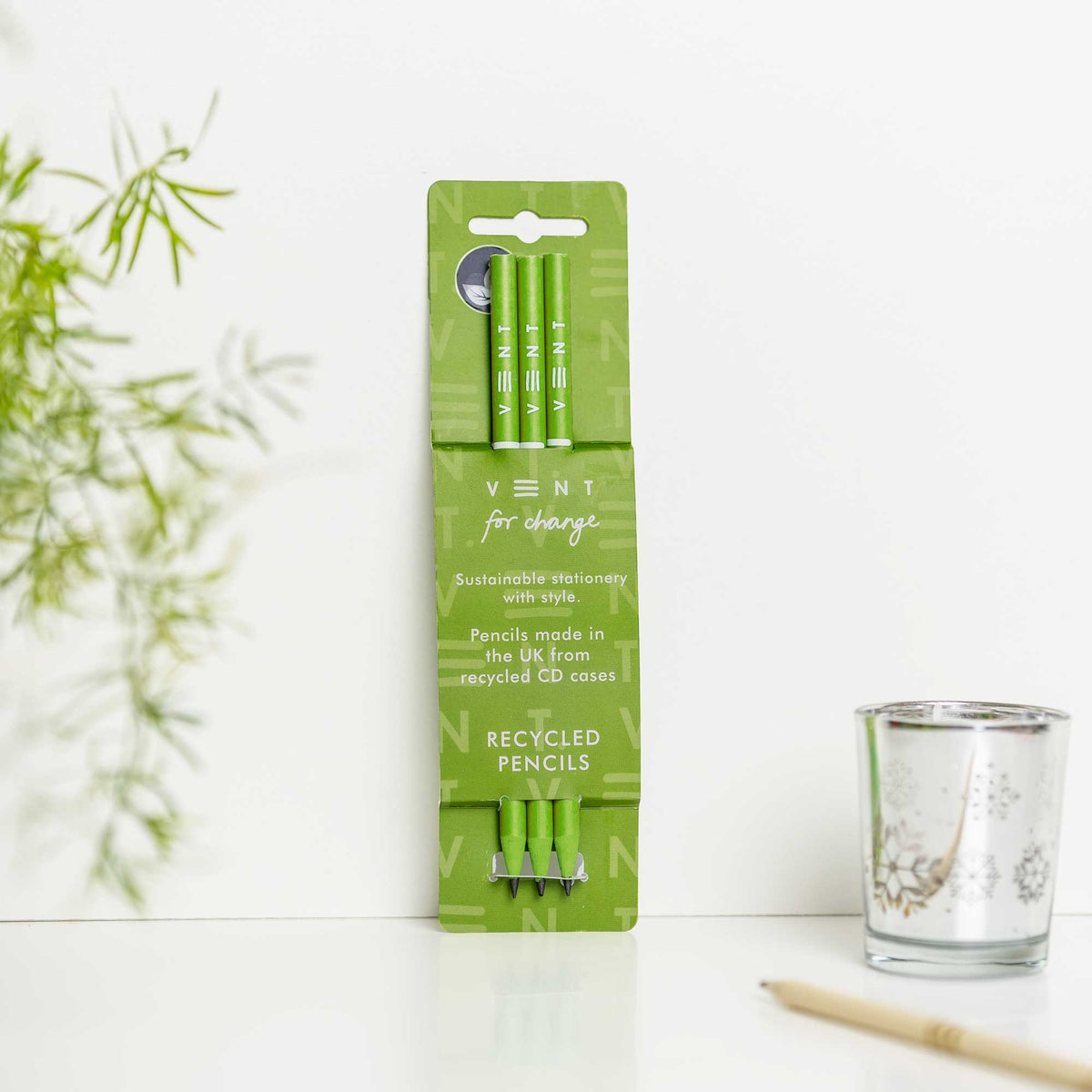Make a Mark Recycled Pencil Set - 3pk in earthy green by penny black