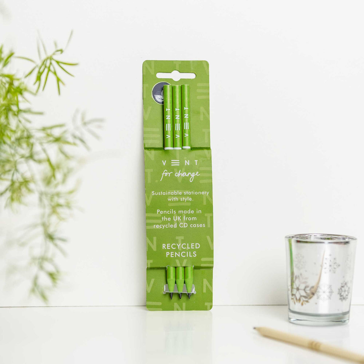 Make a Mark Recycled Pencil Set - 3pk in green by penny black