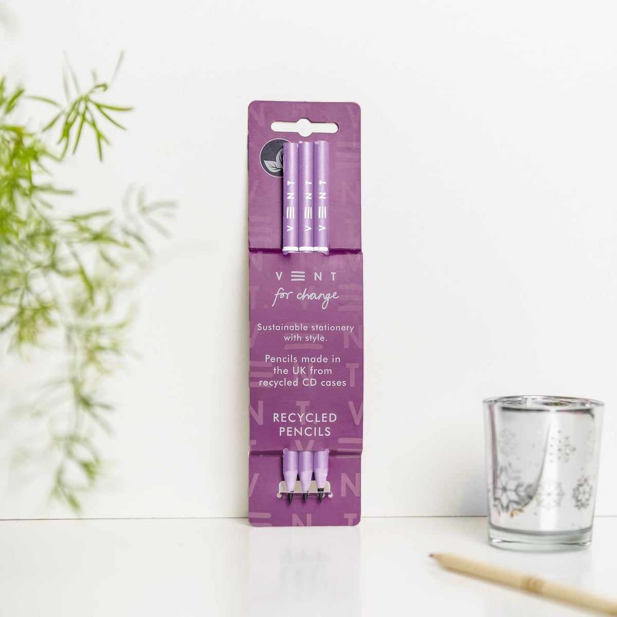 Make a Mark Recycled Pencil Set - 3pk in deep purple by penny black