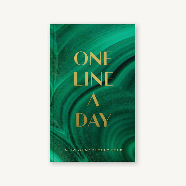 Malachite Green One Line a Day Journal by penny black