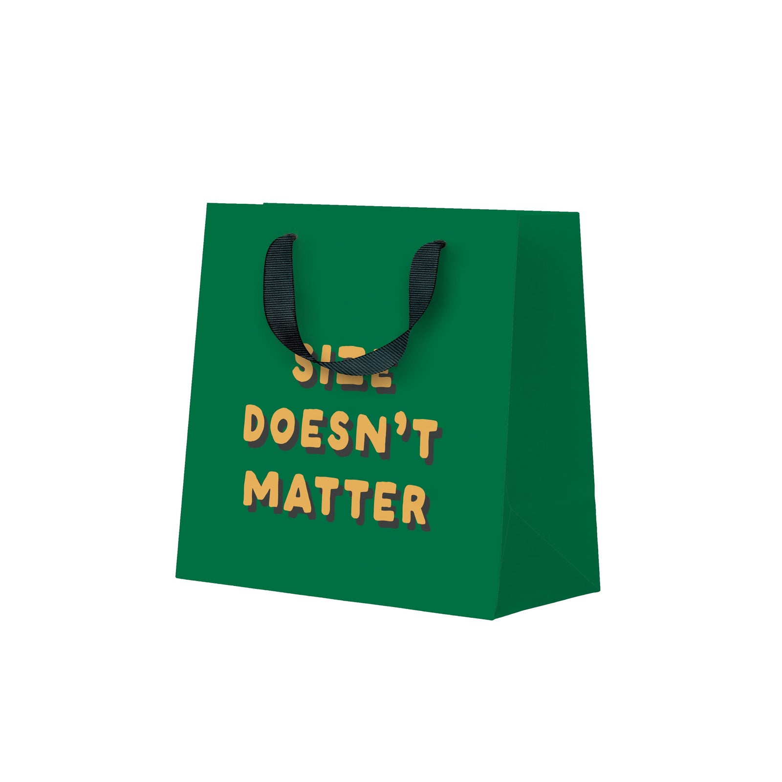 Size Doesn't Matter Funny Mini Christmas Gift Bag By Penny Black