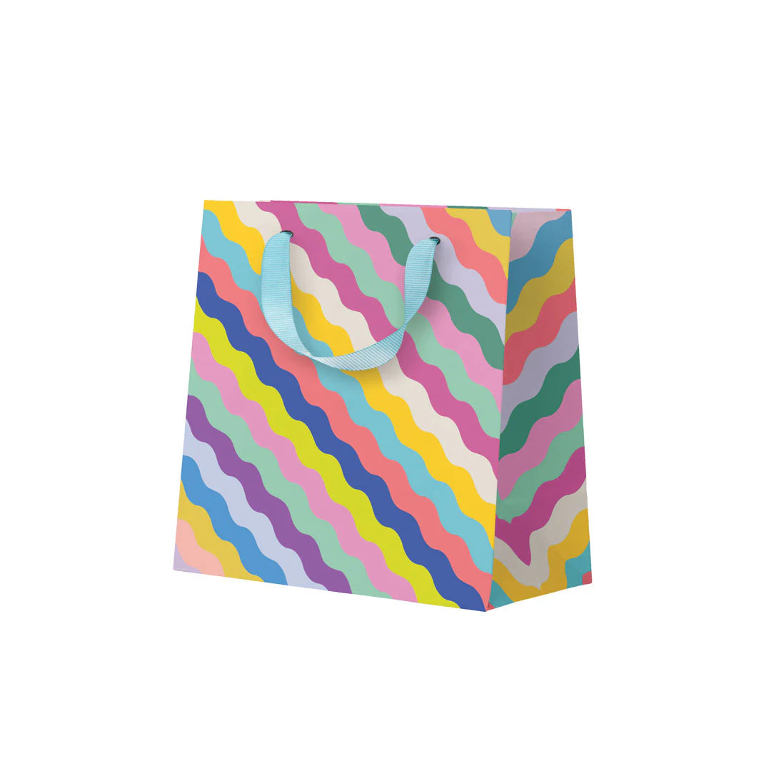 Wiggly Lines Mini Gift Bag By Penny Black