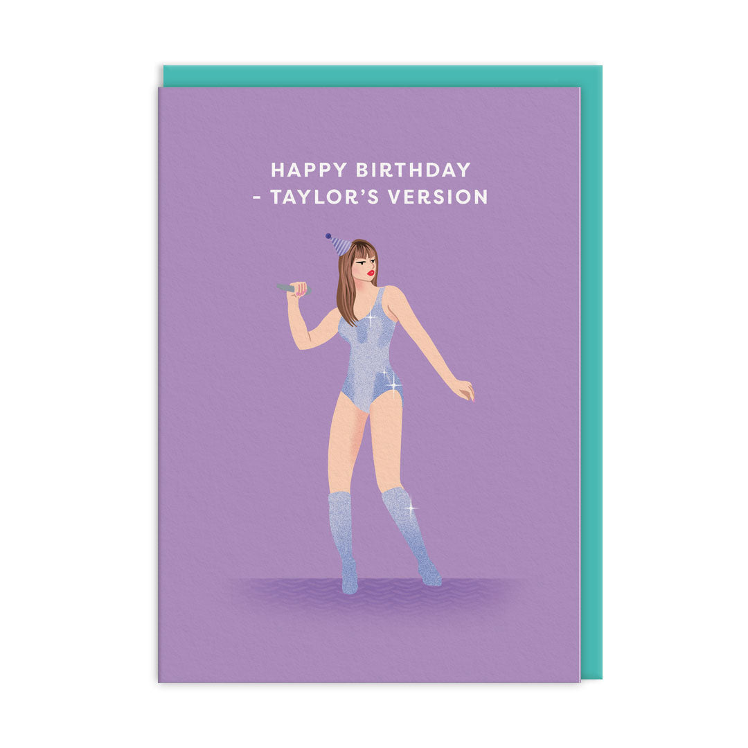 Taylor's Version Swiftie Birthday Card By Penny Black