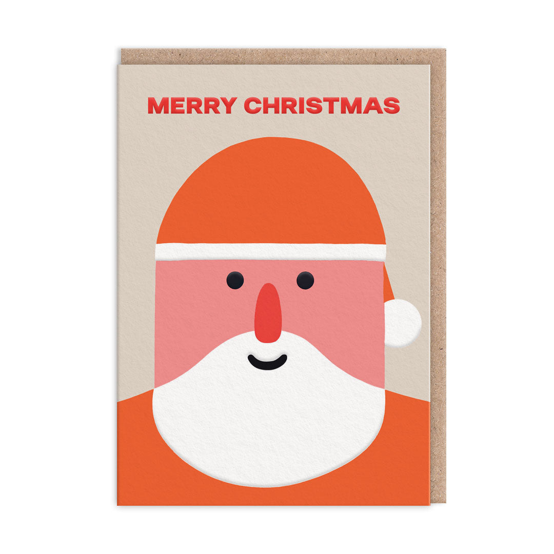 Santa Character Colourful Christmas Card By Penny Black