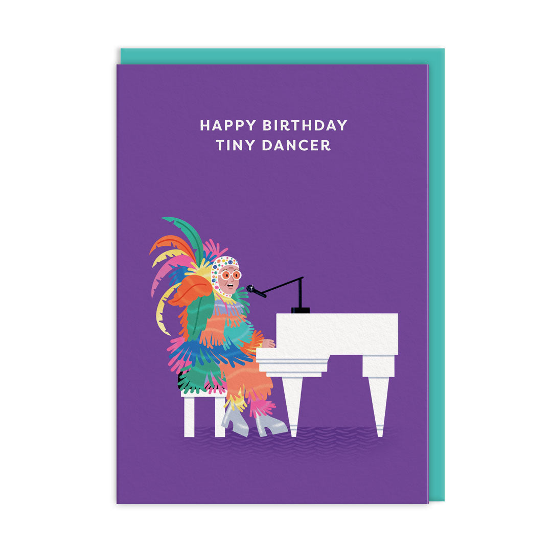 Elton John Tiny Dancer Birthday Card By Penny Black