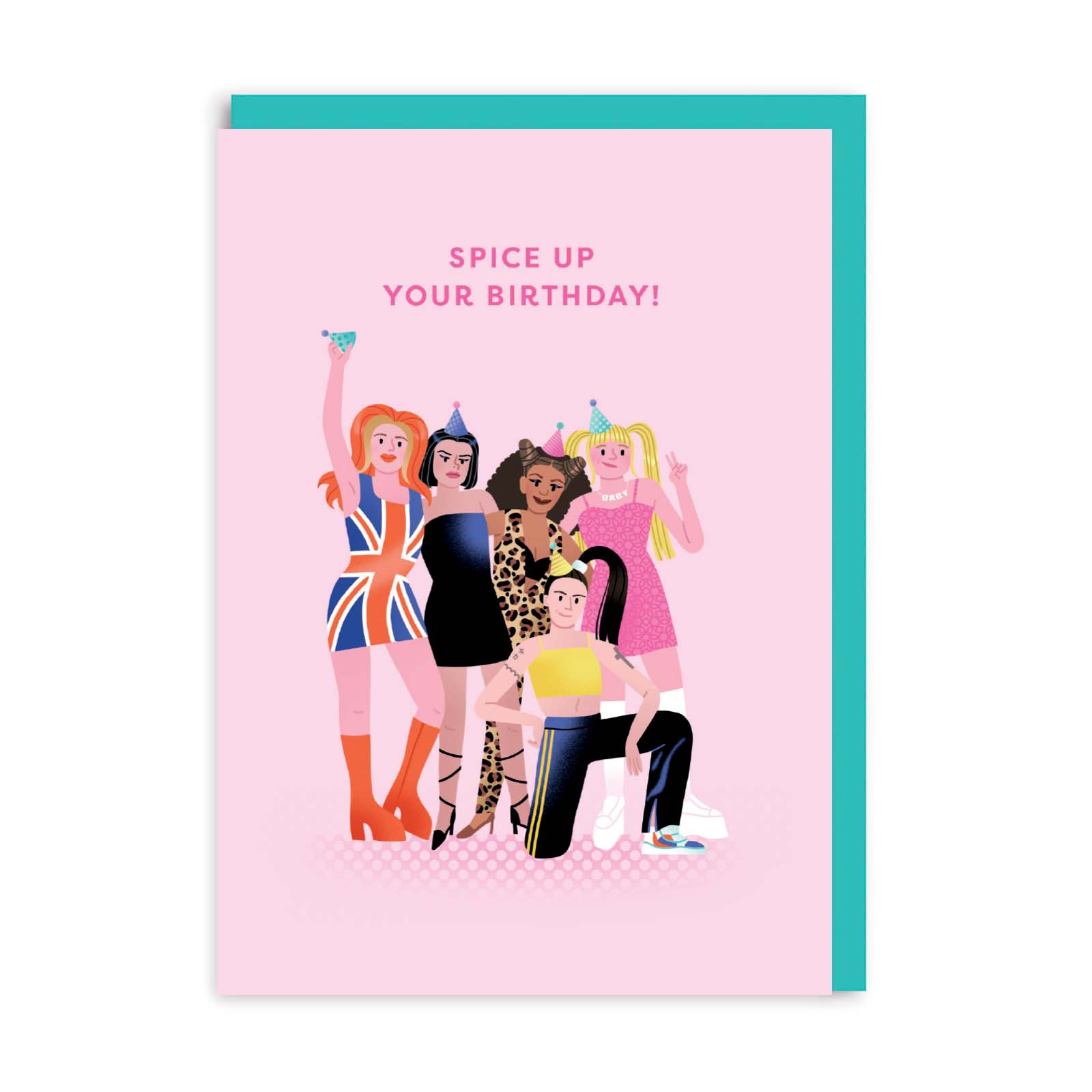 Spice Up Your Birthday Girl Group Card By Penny Black
