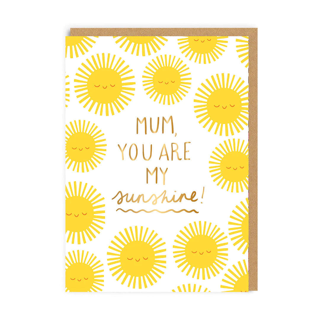 Mum You Are My Sunshine Mother's Day Card by penny black