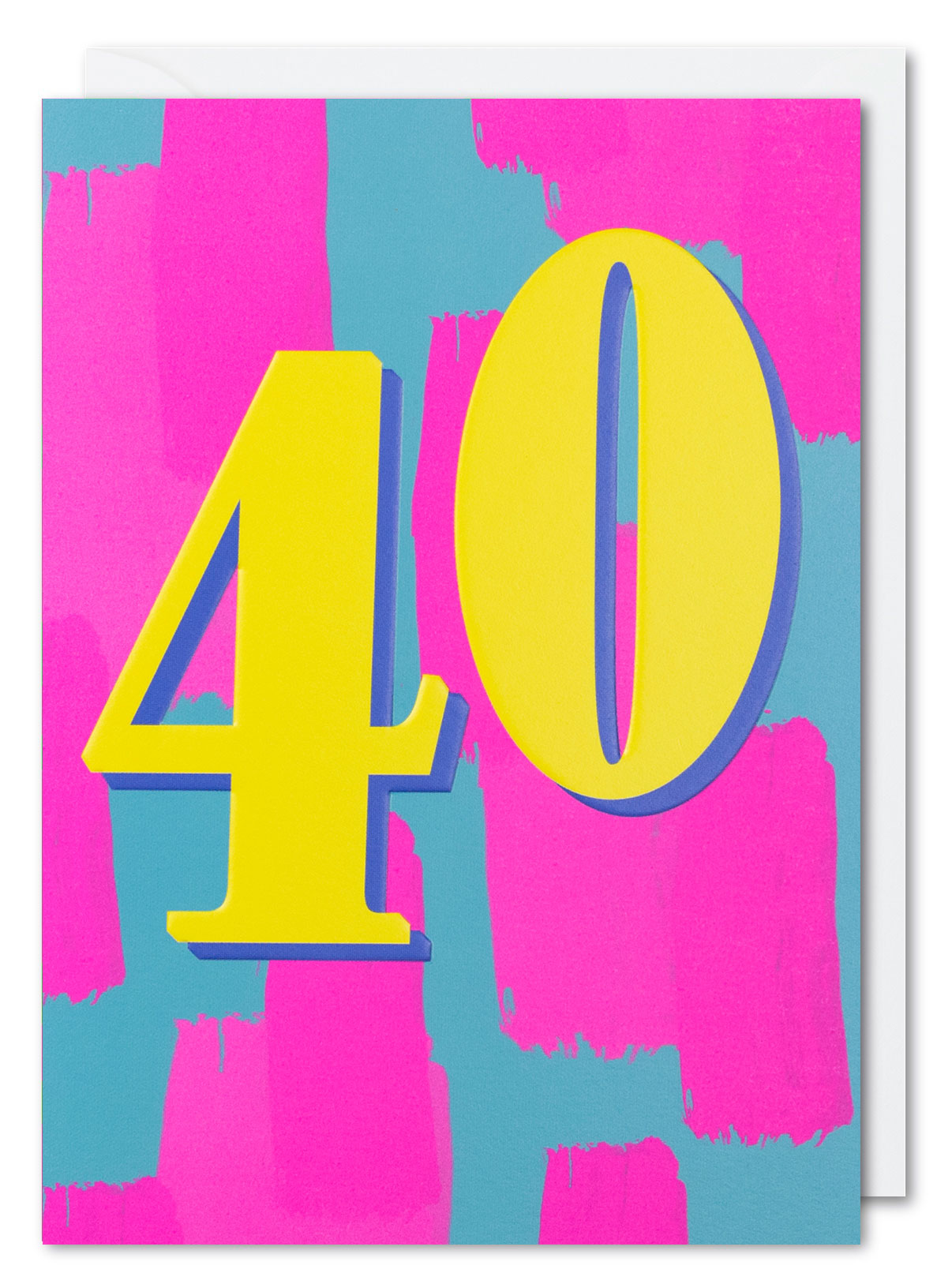 Zesty Graphic 40th Birthday Card by penny black
