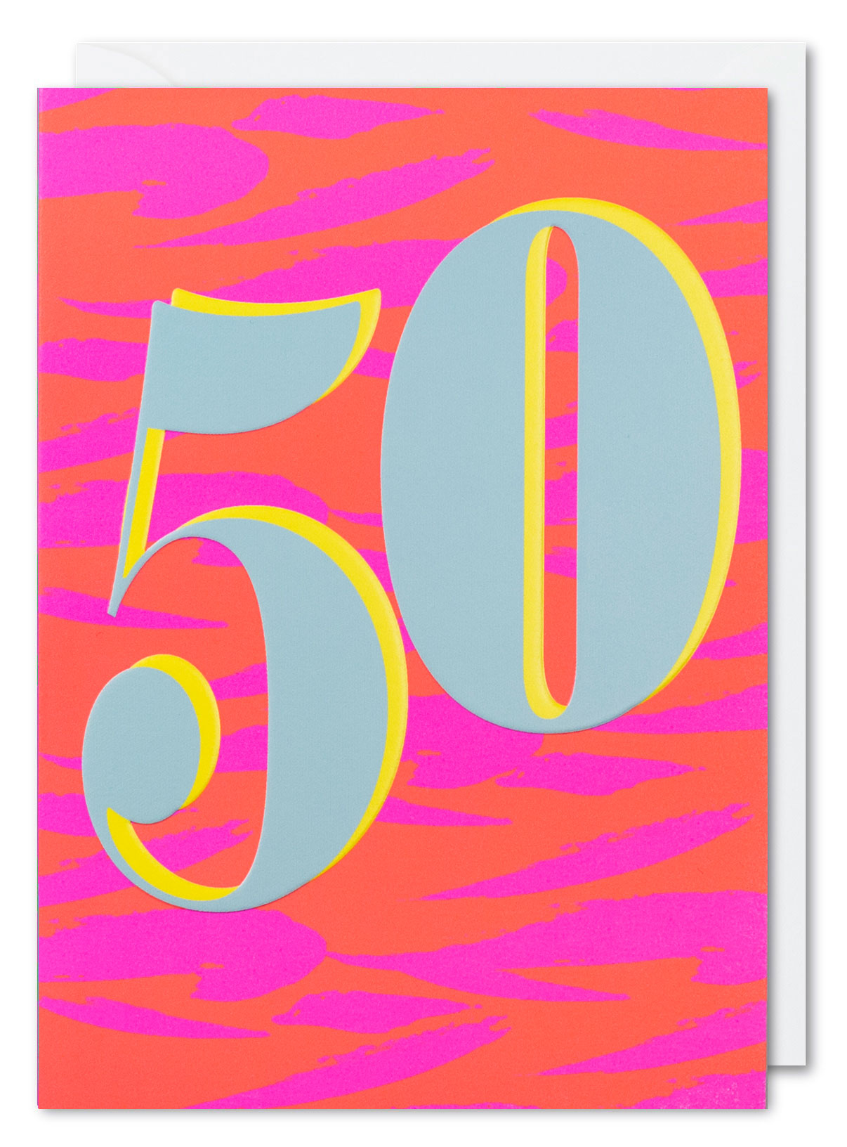 Zesty Graphic 50th Birthday Card from Penny Black