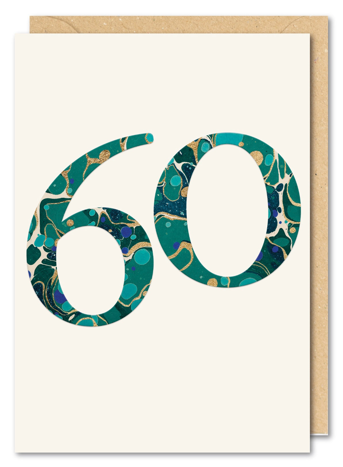 60 Marbled Birthday Card by penny black