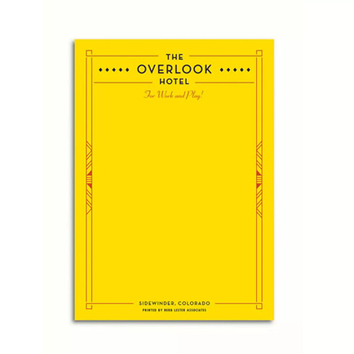The Overlook Hotel Shining Movie Notepad by penny black